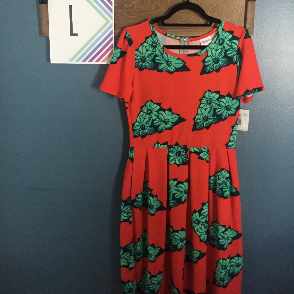 NWT LuLaRoe L Amelia Dress